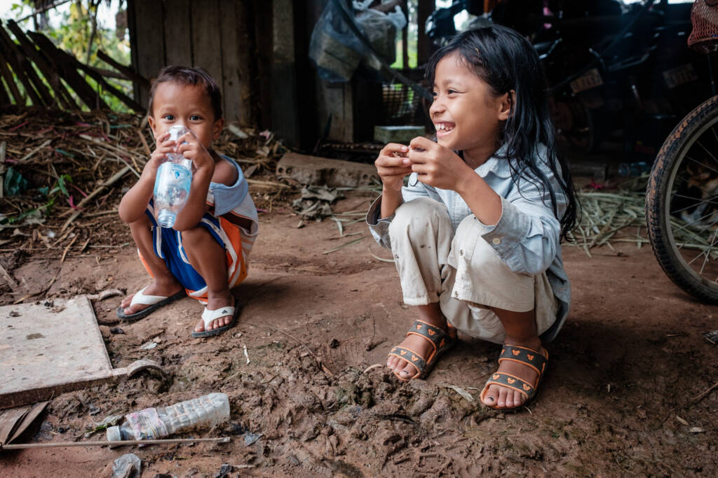 Kinderen in Cambodja