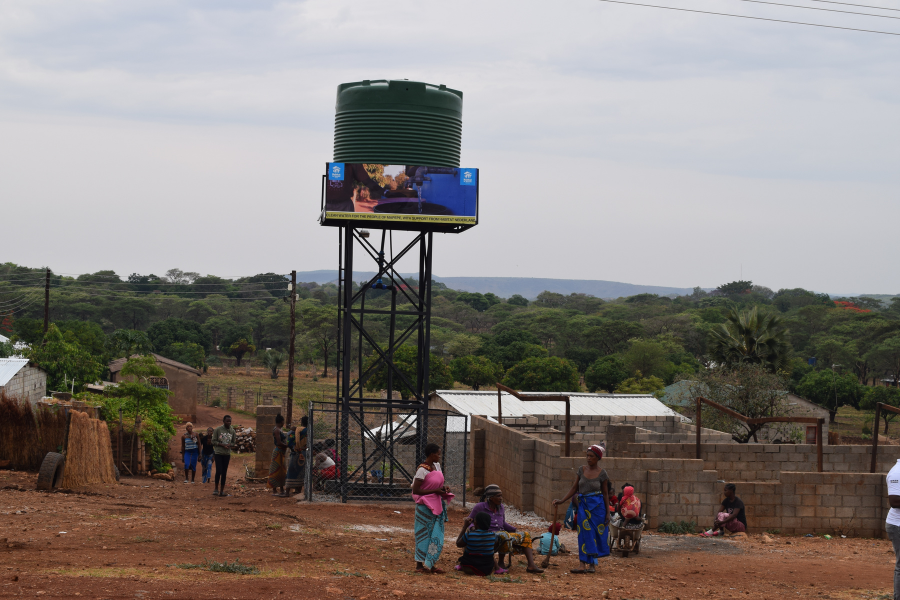 Duurzame waterpomp op zonne-energie in Zambia