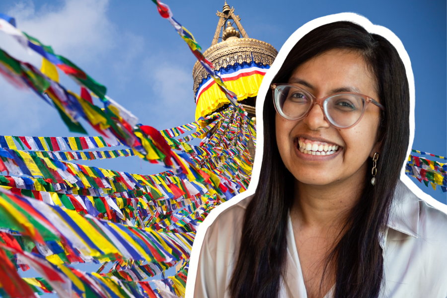 Collega Tripti van Habitat Nepal